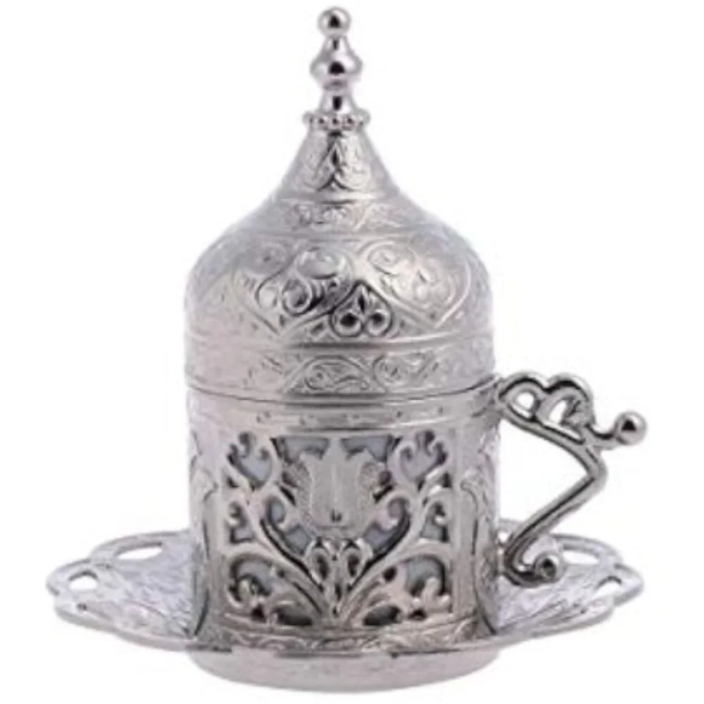 NEW Alisveristime 27 Pc Ottoman Turkish Greek Arabic Coffee Espresso Serving Set - Picture 11 of 14